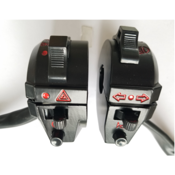 Motorcycle handlebar control Left right switch combination